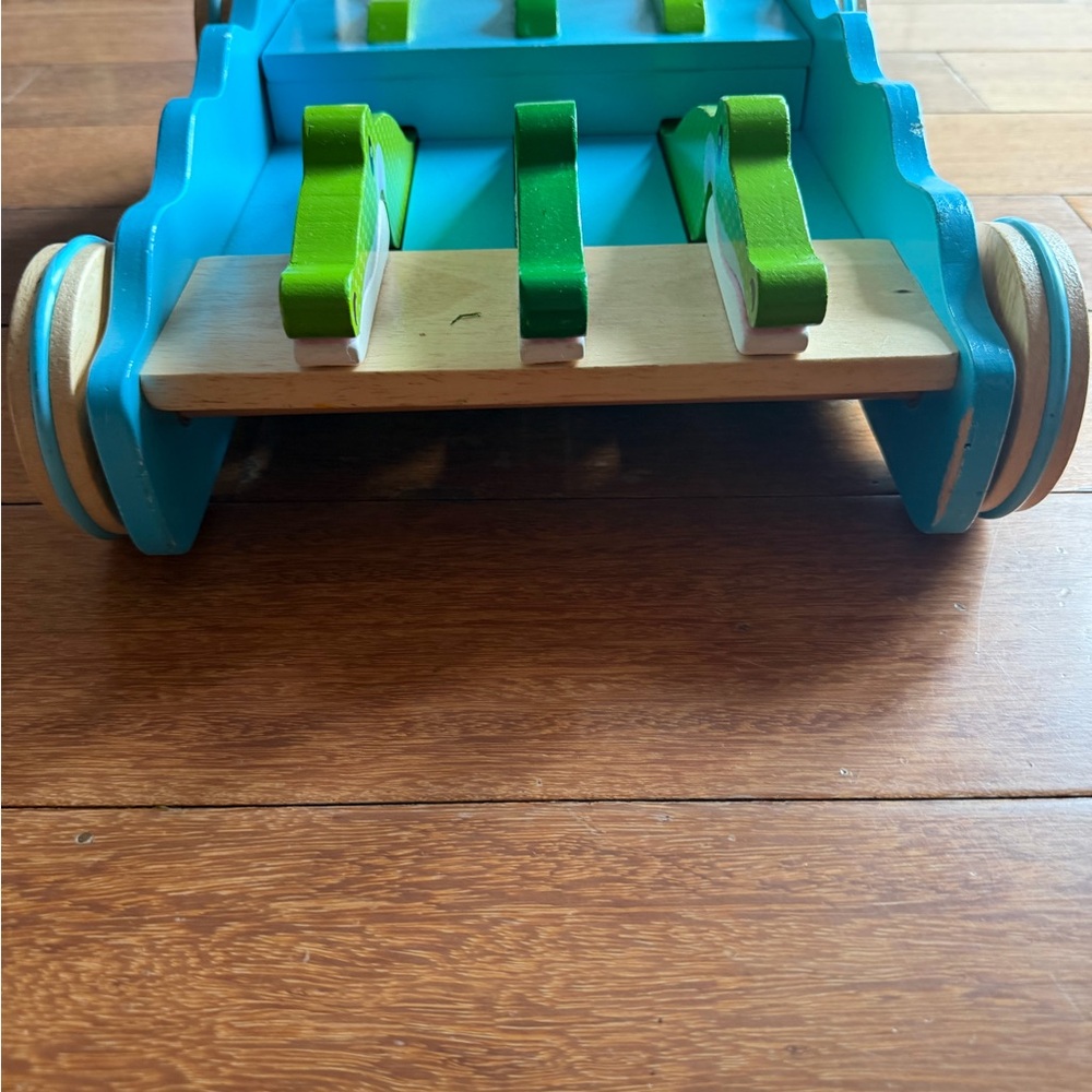 Colorful Wooden Crocodile Activity Walker - Picture 7 of 10